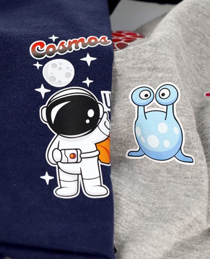 Nažehľovacie poťahy na detské tričká Weekend Thermo Sticker Set