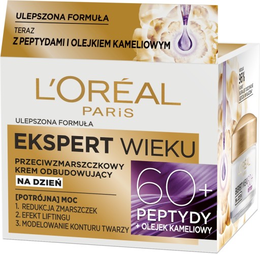 Obnovujúci denný krém proti vráskam Loreal Age Expert 60+