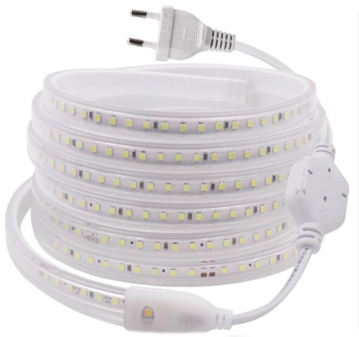 2835 Sada pásika 100 LED/m 2m studená 230V IP67