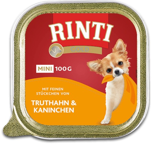 Rinti | Gold Mini | Morka s králikom 100g