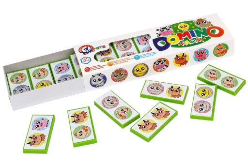 Domino Farm Technok Vzdelávacia hra pre deti