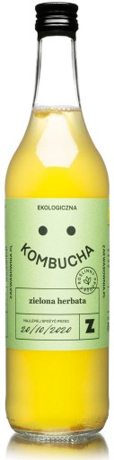 ZELENÝ ČAJ KOMBUCHA BIO 500 ml - KYSNUTÝ