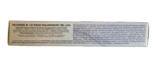 RATOWNIK 137 GÉL KYSELINY HYALURONOVEJ 3%