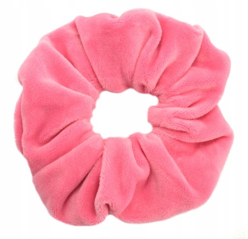 RUB NA VLASY SCRUNCHIES, PÚDROVÝ RUŽOVÝ VELÚR