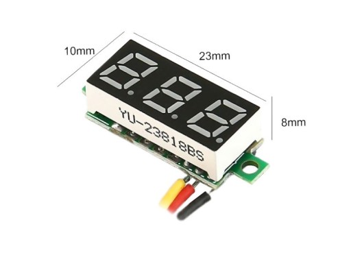 515 Indikátorový merač napätia 0-99V LED voltmeter