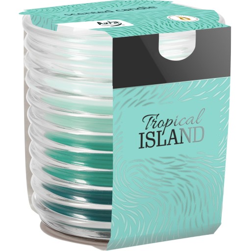 Vonná sviečka BISPOL TROPICAL ISLAND v skle