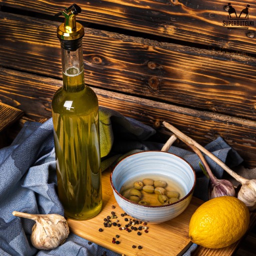 Fľaša Futura 500 ml s odlievačom olivového oleja