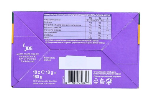 Jacobs Milka Cappuccino Choco Coffee 10 DE vrecúšok