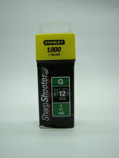 Sponka typ G 411140 12mm 1000 kusov Stanley TRA70