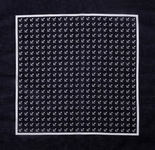 BANDANA BANDAM BANDAMA ŠATKA KOTVA NAVY MODRÁ