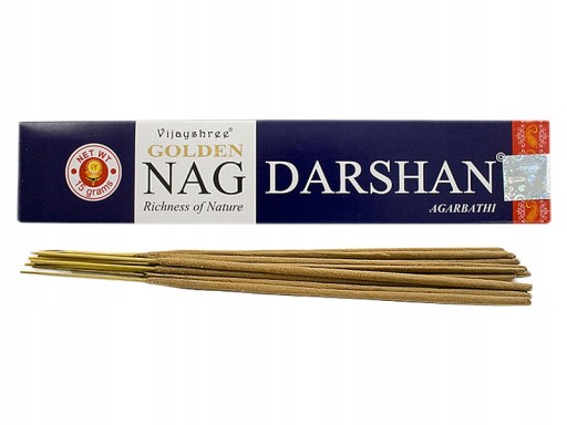 Vonné tyčinky Golden Nag Darshan (vonné tyčinky, tyčinky
