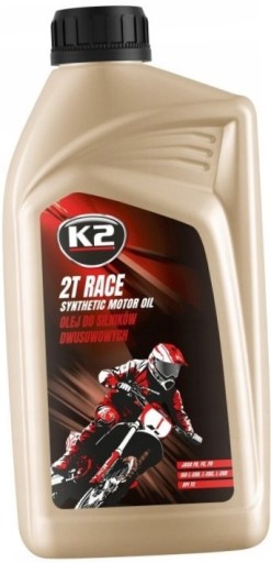 K2 2T RACE motorový olej pre dvojtaktné zmesi, dvojtakt ČERVENÝ 1L