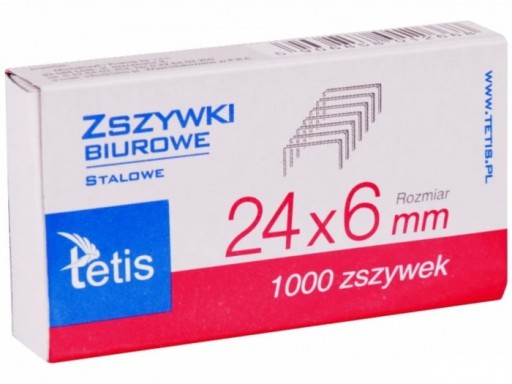 KANCELÁRSKE SVORKY 24/6 TETIS A'1000