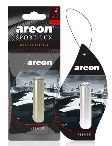 Osviežovač vzduchu do auta AREON SPORT LUX LIQUID SILVER, 1 ks