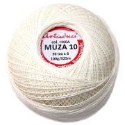 Cordonka MUZA10 1500A krémová 100g 30x6ARIADNA