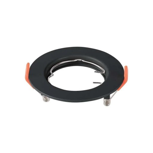 Očko V-TAC GU10 zapustené okrúhle čierne (balenie 2 ks) VT-929 3 roky Gwar