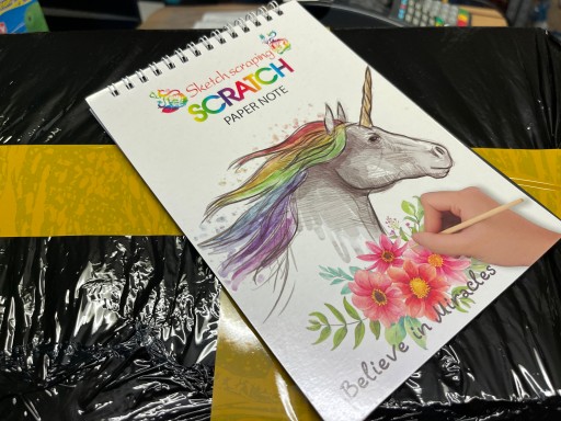 Škrabacia knižka UNICORN 10k.