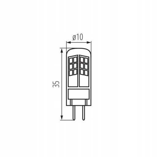 HALOGENOVÁ žiarovka, LED zdroj TANO G4 SMD-WW 1,5W 100lm 3000K Kanlux
