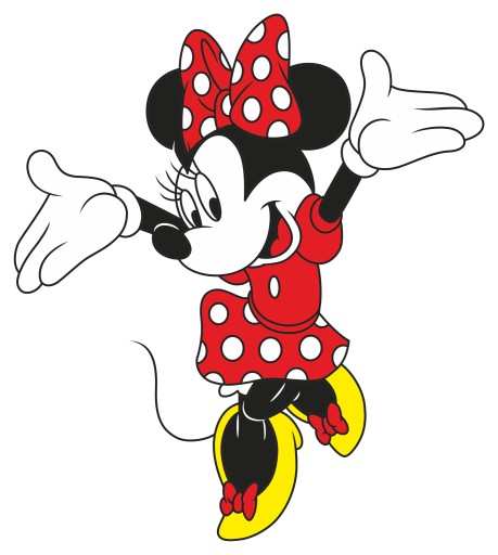 NÁLEPKA NA OKENNÝ ZRKADLOVÝ NÁBYTOK OKENNÁ MINNIE MOUSE