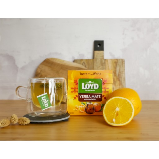 Yerba Mate Express čaj s mandarínkou 20 LOYD organických vrecúšok