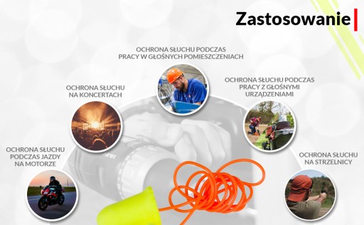 Zátkové chrániče sluchu 3M EAR Soft FX so šnúrkou, 5 párov