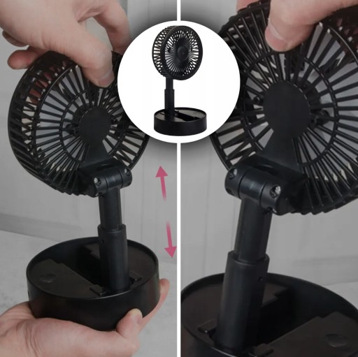 VÝKONNÝ STOJNÝ STOLNÝ VENTILÁTOR USB MINI