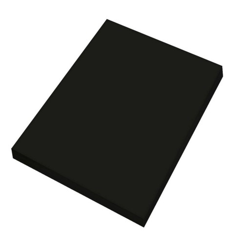A4 farebný kopírovací papier, čierny, 100 listov, 80g