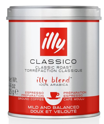 Illy CLASSICO - Mletá káva 125g