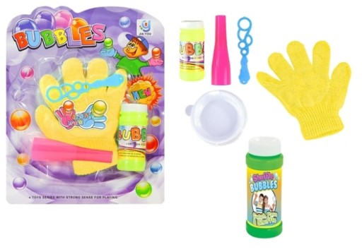 Sada mydlových bublín Magic Glove Yellow