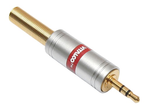 JACK konektor 2,5mm 3P TRS stereo HQ CHROME VITALCO