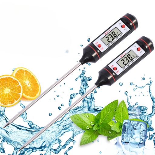 KUCHYŇSKÝ TEPLOMER ELEKTRICKÁ SONDA SO SONDA NA OLEJ VARENIE MÄSA VÍNO