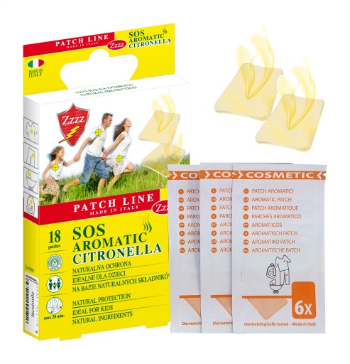NÁPLATKY PROTI KOMÁROM PRE DETI CITRONELA