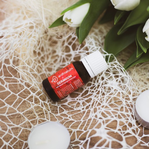 Aromatum - Prírodný esenciálny olej s vôňou Geranium - 12 ml