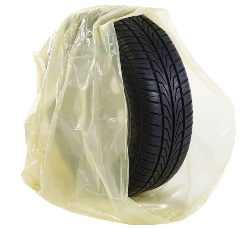 Silné žlté vaky na pneumatiky Large LDPE - 20 kusov