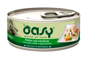 Oasy natural kura so zeleninou pre psov 150g