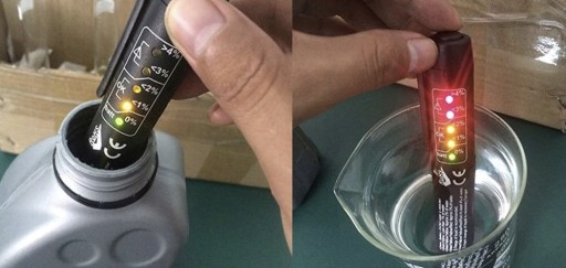 Tester brzdovej kvapaliny Digitálny DOT LED merač