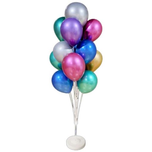 Stojan BALLOON RACK 13 palíc Dekorácia Svadobné prijímanie Narodeniny 130cm