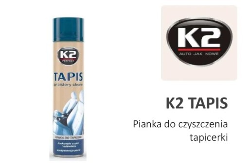 K2 čistiaca pena na textil 600ml