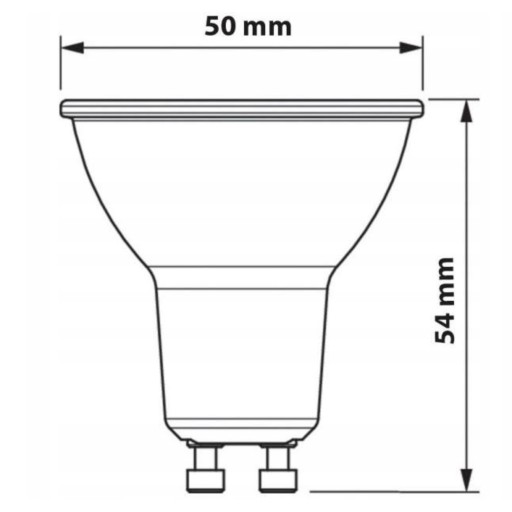 Philips CorePro GU10 LED žiarovka 4,9W=50W 550lm teplá farba 3000K 120°