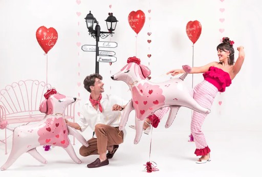 SRDCE FÓLIOVÝ BALÓN Ľúbim ťa Svadobný Valentín