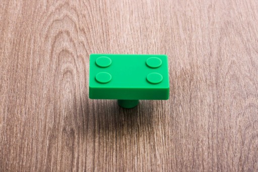 Gombík na detský nábytok GUMA GREEN BRICK GTV