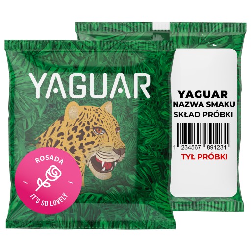 Vzorka Yerba Yaguar Rosada Dzika Róża Rosa 50g