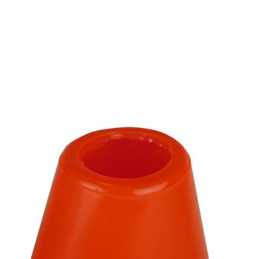 PVC cestný kužeľ, dve 30 cm reflexné pásky