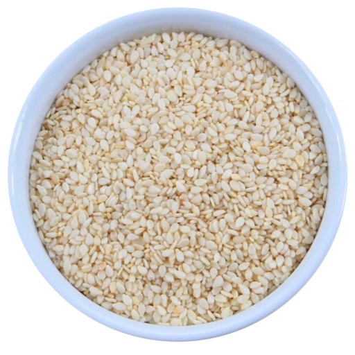BIELY SEZAM, lúpané prémiové sezamové semienka 0,5 kg