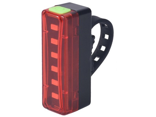 ZADNÁ BICYKLE LAMPA USB LED OSVETLENIE NA BICYKEL