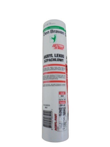 ĽAHKÝ AKRYLOVÝ Tmel DEN BRAVEN WHITE 280ml