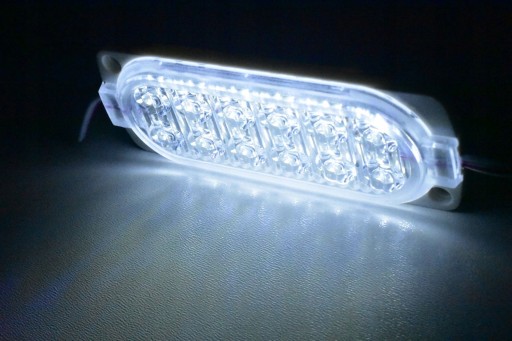LED modul 12V 2,4W vodeodolný IP65 STUDENÁ BIELA