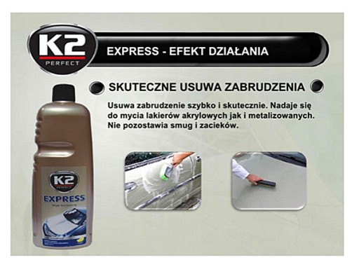 X7Q41 K2 EXPRESNÝ ÚČINNÝ AUTOŠAMPÓN 1000ML FV K131