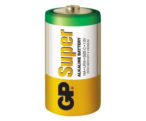 Batérie GP Super Alkaline C LR14 bl. 2 ks.