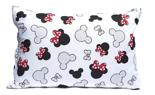 Minnie Mouse Mini obliečka na vankúšik 40x60 biela bavlna na detské spanie